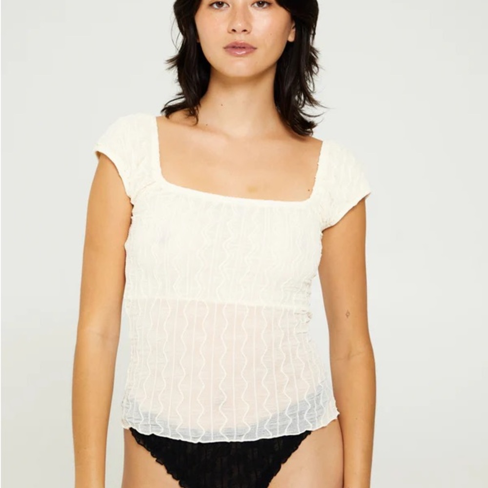 Find Me Now Second Skin ‘Ross’ Mesh Top